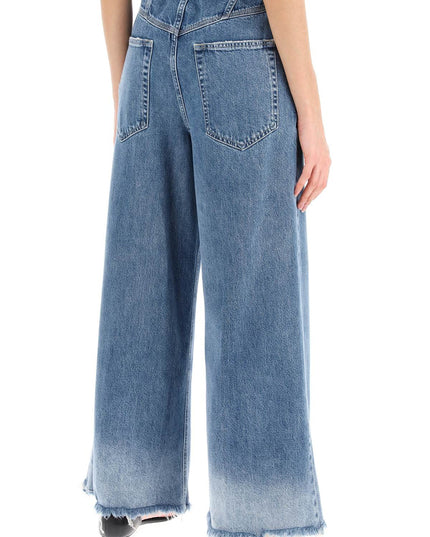 Closed wide leg jeans with distressed details-Jeans-Closed-28-Urbanheer