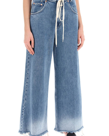 Closed wide leg jeans with distressed details-Jeans-Closed-28-Urbanheer