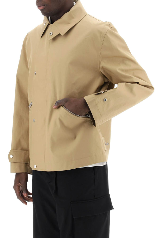 Closed Water-Repellent Windbreaker Jacket-Closed-Urbanheer