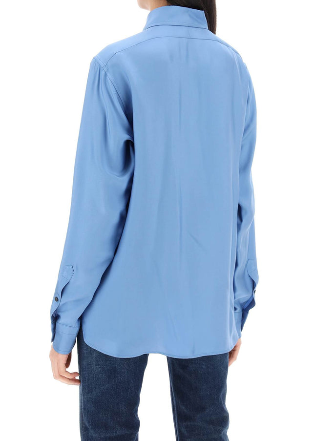 Tom Ford pleated bib shirt with