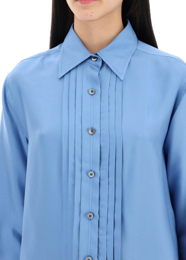 Tom Ford pleated bib shirt with