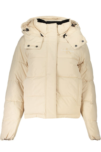 CALVIN KLEIN BEIGE WOMEN'S JACKET-0