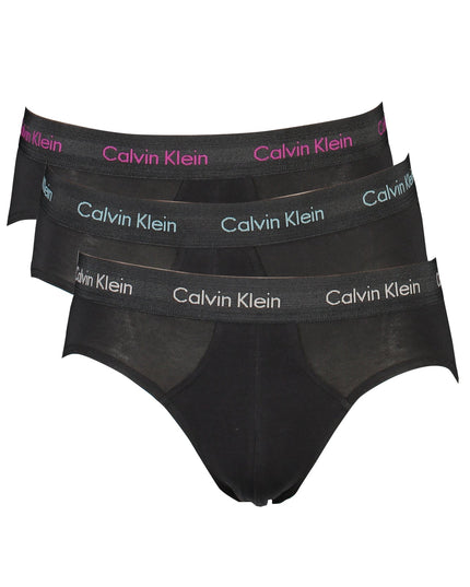 CALVIN KLEIN BLACK MEN'S BRIEFS-0