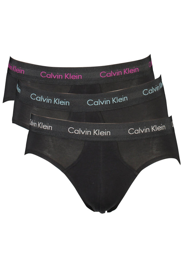 CALVIN KLEIN BLACK MEN'S BRIEFS-0