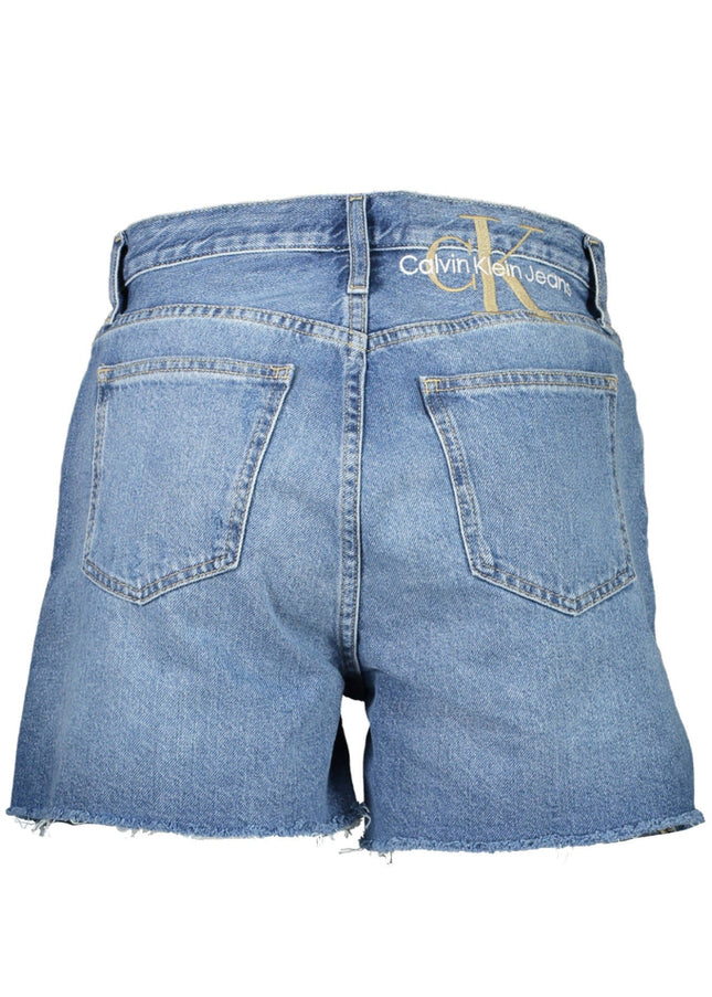 CALVIN KLEIN JEANS SHORT WOMAN BLUE-1