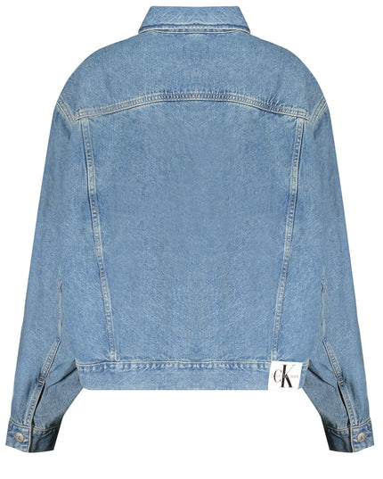 CALVIN KLEIN LIGHT BLUE DENIM JACKET FOR WOMEN-1