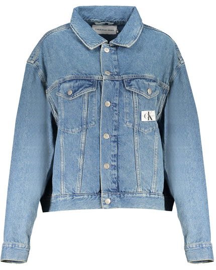 CALVIN KLEIN LIGHT BLUE DENIM JACKET FOR WOMEN-0