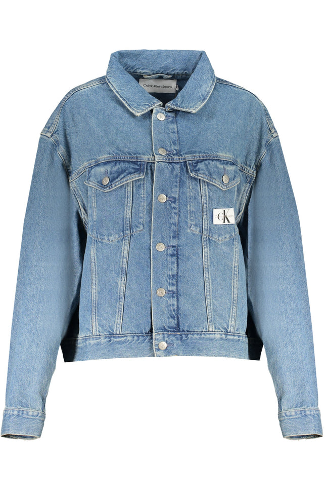 CALVIN KLEIN LIGHT BLUE DENIM JACKET FOR WOMEN-0