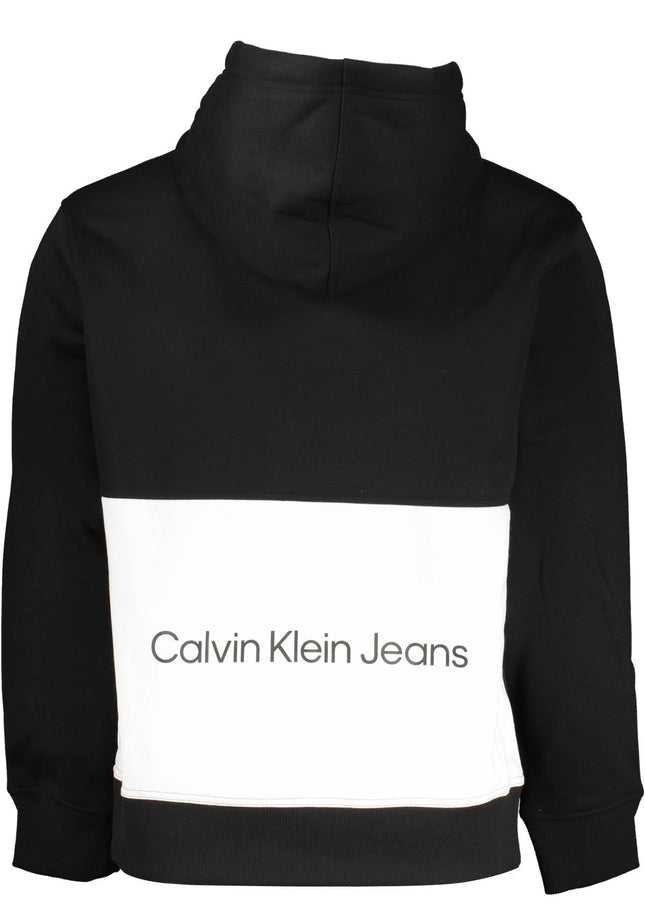 CALVIN KLEIN MEN'S BLACK ZIPLESS SWEATSHIRT-1