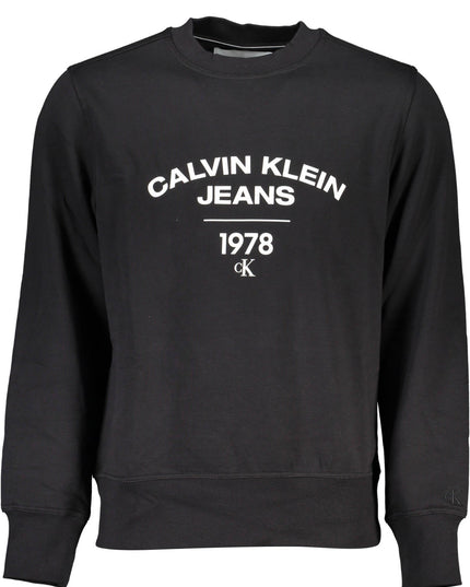 CALVIN KLEIN MEN'S BLACK ZIPLESS SWEATSHIRT-0