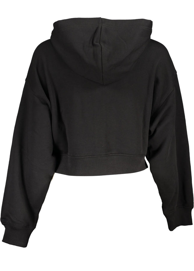 CALVIN KLEIN WOMEN'S BLACK ZIP SWEATSHIRT-1