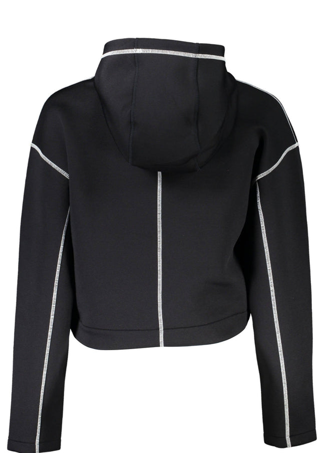 CALVIN KLEIN WOMEN'S ZIPLESS SWEATSHIRT BLACK-2