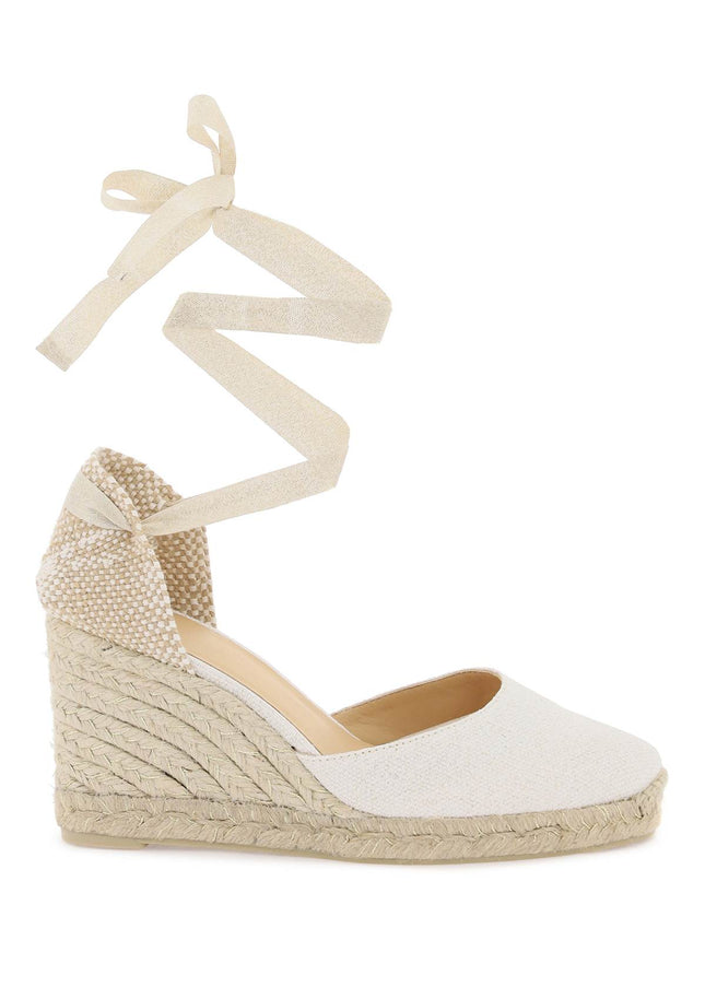 CASTANER lurex carina wedge espadrilles