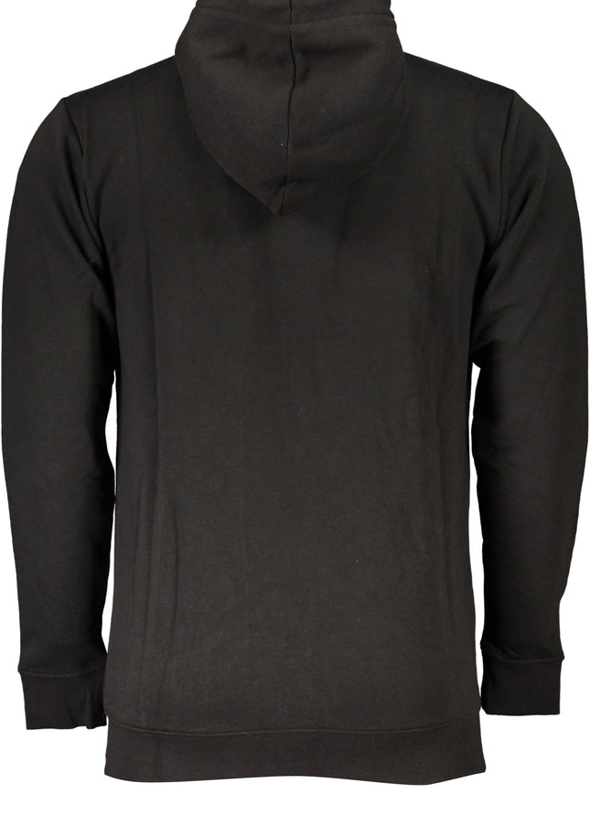 CAVALLI CLASS MEN'S BLACK ZIP-OUT SWEATSHIRT-1