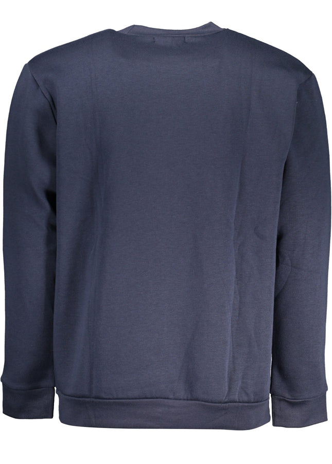 CAVALLI CLASS MEN'S BLUE ZIPLESS SWEATSHIRT-1