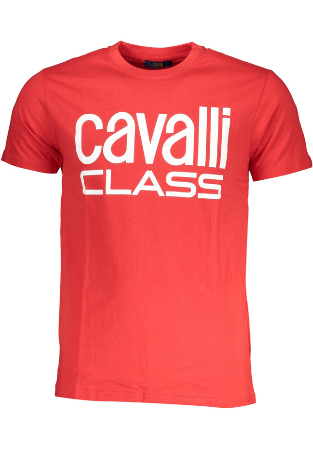 CAVALLI CLASS MEN'S SHORT SLEEVE T-SHIRT RED-0