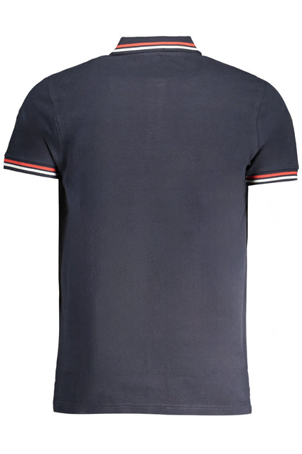 CAVALLI CLASS MEN'S SHORT SLEEVED POLO SHIRT BLUE-1