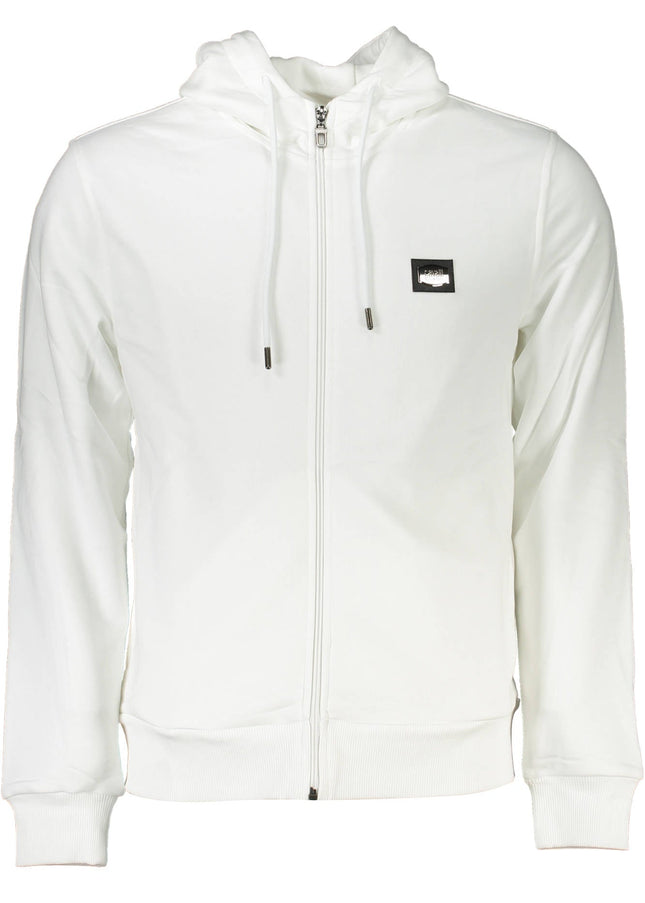 CAVALLI CLASS MEN'S WHITE SWEATSHIRT-0