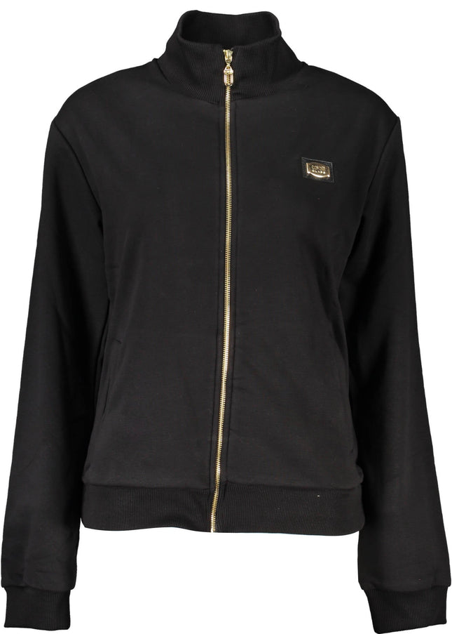 CAVALLI CLASS SWEATSHIRT WITH ZIP WOMAN BLACK-0