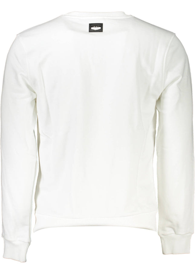 CAVALLI CLASS SWEATSHIRT WITHOUT ZIP MAN WHITE-1