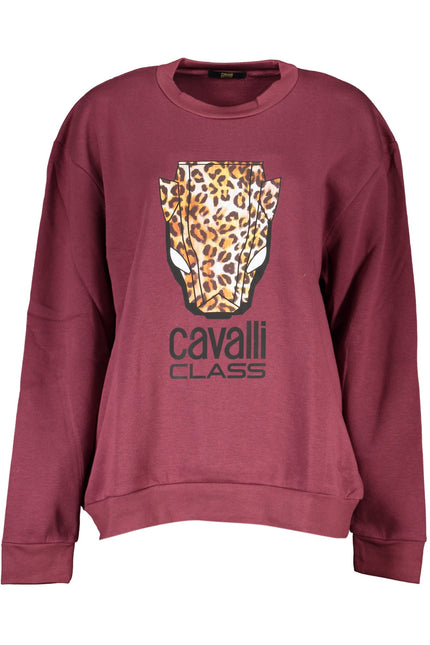 CAVALLI CLASS WOMEN'S SWEATSHIRT WITHOUT ZIP PURPLE-0