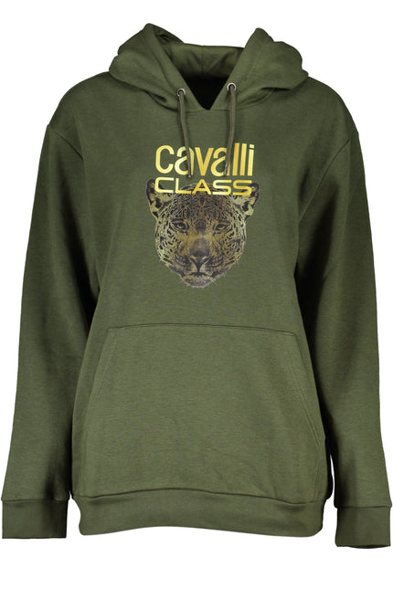 CAVALLI CLASS WOMEN'S ZIPLESS SWEATSHIRT GREEN-0