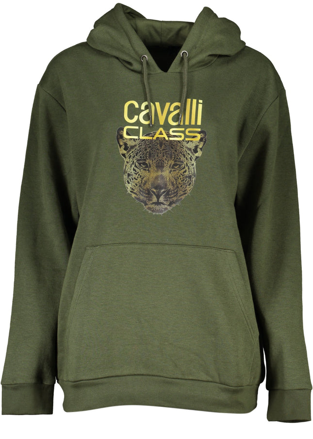 CAVALLI CLASS WOMEN'S ZIPLESS SWEATSHIRT GREEN-0