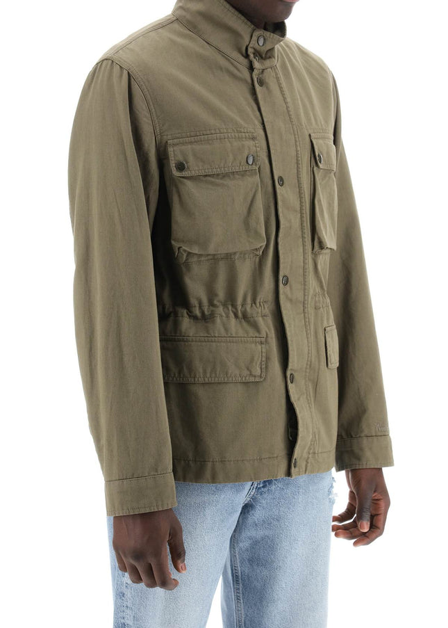 Woolrich "field jacket in cotton and linen blend"