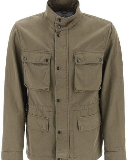 Woolrich "field jacket in cotton and linen blend"