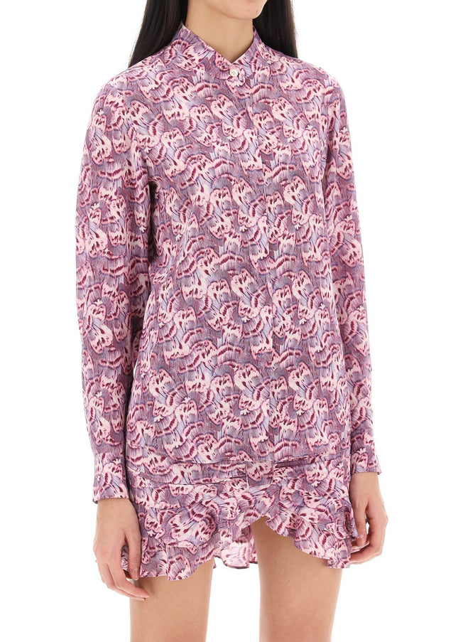 Isabel Marant ilda floral georgette shirt