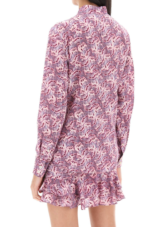 Isabel Marant ilda floral georgette shirt