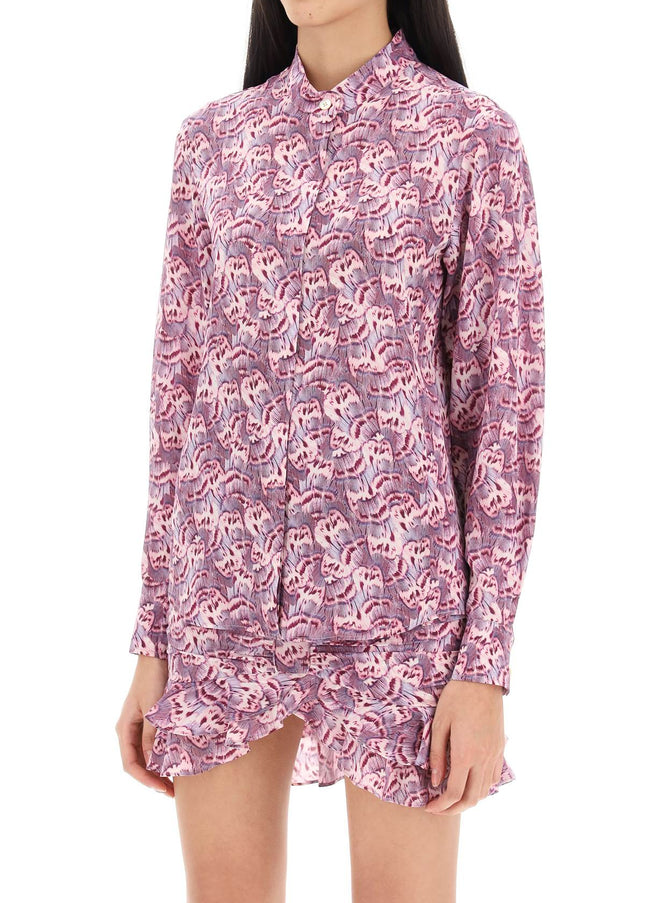 Isabel Marant ilda floral georgette shirt