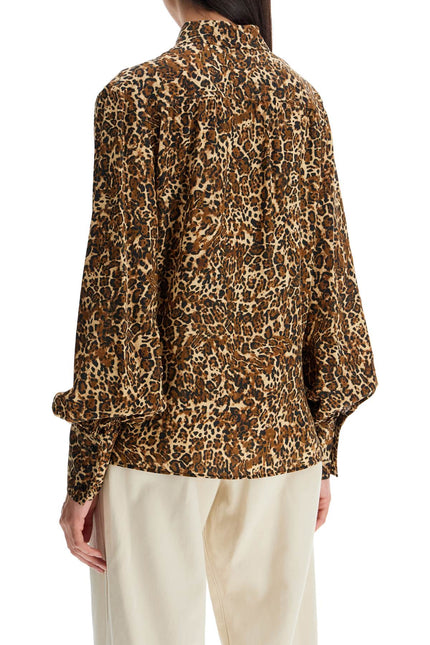 Isabel Marant 'teysa silk leopard print