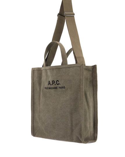 A.P.C. récupération canvas shopping bag