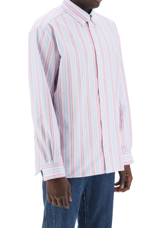 A.P.C. mathias striped oxford shirt