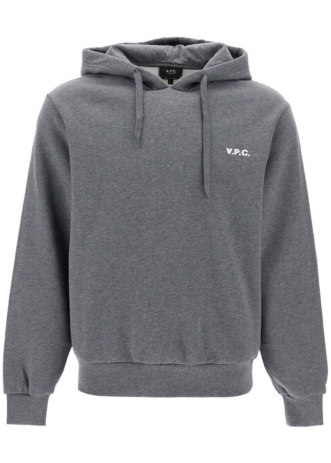 A.P.C. hooded sweatshirt with flocked