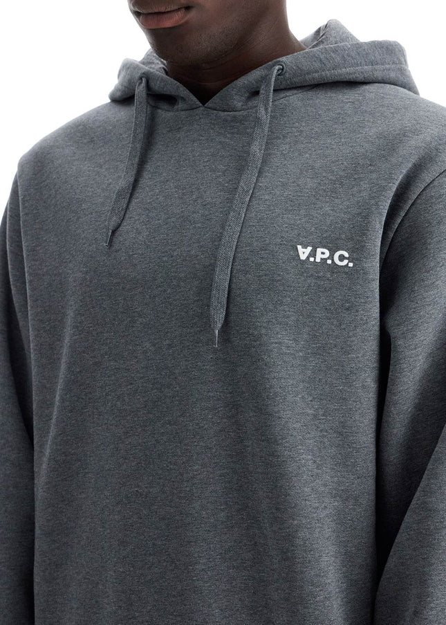 A.P.C. hooded sweatshirt with flocked