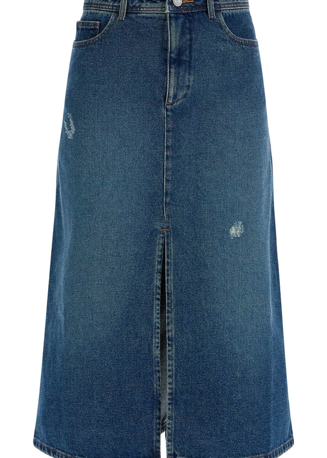 A.P.C. 'georgia denim midi skirt in