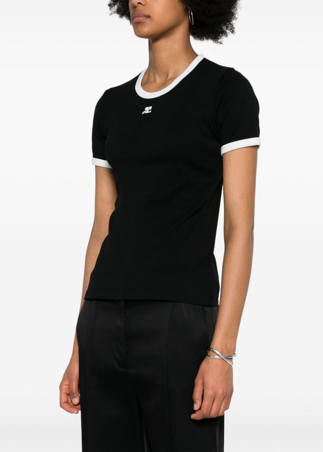 COURREGES PRE T-shirts and Polos Black