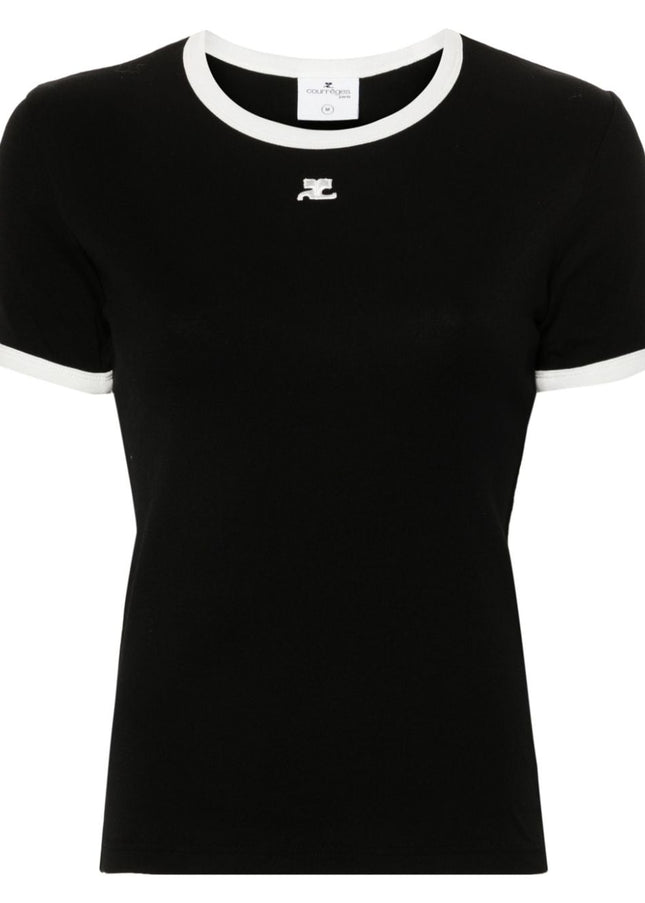 COURREGES PRE T-shirts and Polos Black