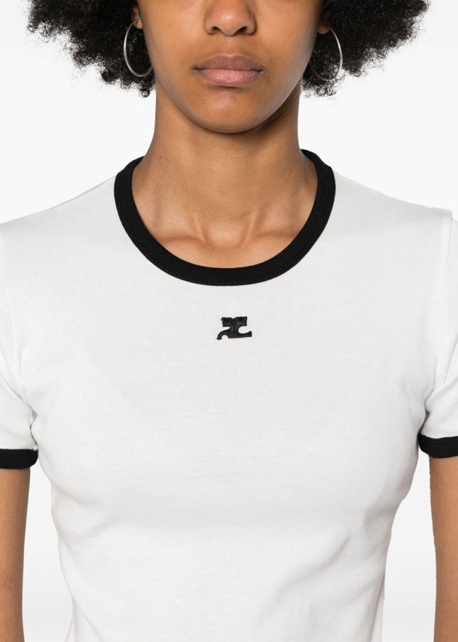 COURREGES PRE T-shirts and Polos White