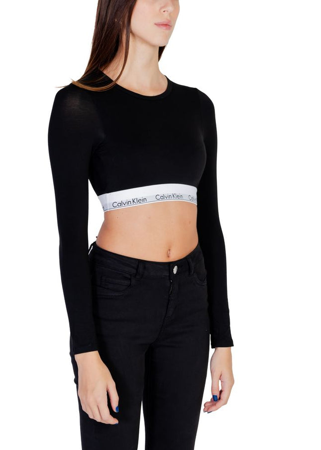 Calvin Klein Underwear Black Polyester Tops & T-Shirt