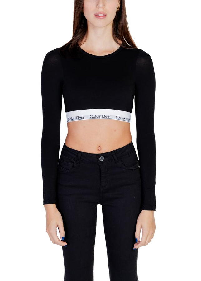 Calvin Klein Underwear Black Polyester Tops & T-Shirt