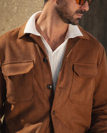 Camel Suede Outershirt