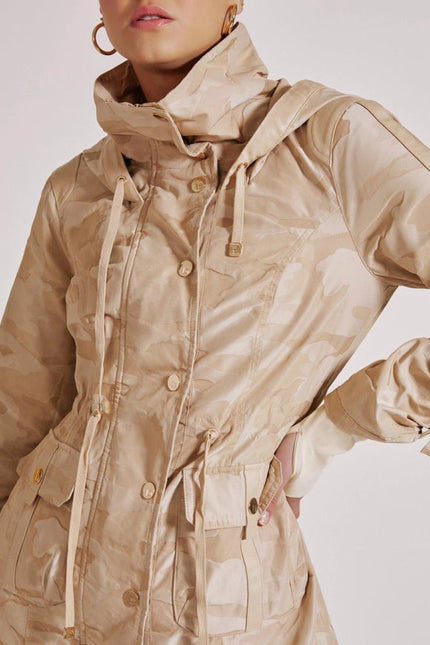 Camo Anorak Gold - Irish Cream