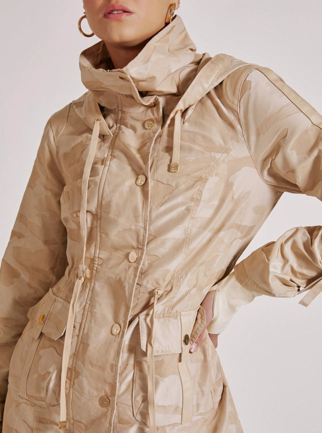 Camo Anorak Gold - Irish Cream