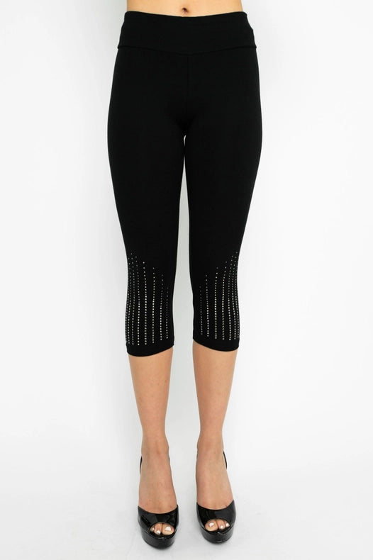 Capri Leggings With Stones