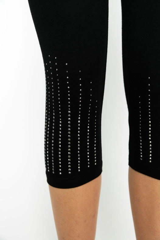 Capri Leggings With Stones