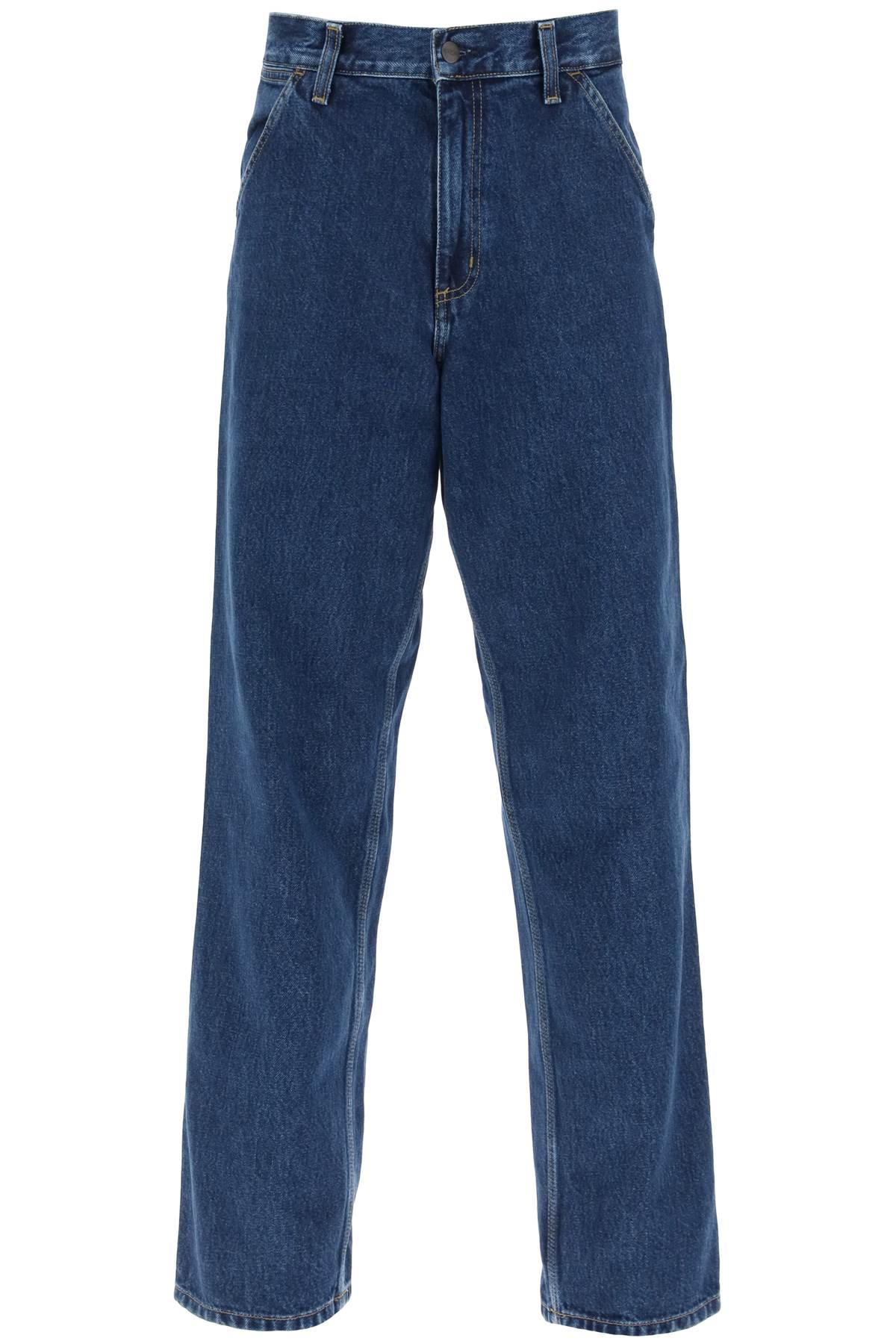 Carhartt wip 'smith' cargo jeans-men > clothing > jeans > jeans-Carhartt Wip-30-Blue-Urbanheer