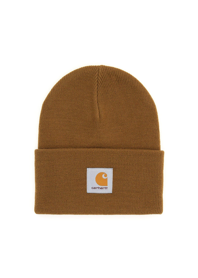 Carhartt Wip beanie hat with logo patch